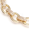 Brass Cable Chains Bracelets BJEW-I286-01G-3