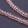 Transparent Glass Beads Strands GLAA-R135-2mm-12-1