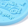 Christmas Ball with Truck Pendant Silicone Molds DIY-K051-23-4