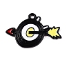 Spray Painted Alloy Enamel Pendants ENAM-T020-24-RS-1