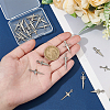 24Pcs 4 Styles 304 Stainless Steel Pendants STAS-UN0060-02-4