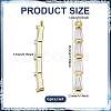 6Pcs Brass Micro Pave Cubic Zirconia Pendants KK-BC0014-67-2