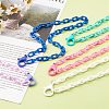 Personalized ABS Plastic Cable Chain Necklaces NJEW-JN03480-6