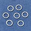 Brass Open Jump Rings KK-CBA1A60-06F-S-1
