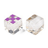 Transparent Resin European Beads RESI-N022-10A-B02-1