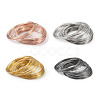 Fashewelry 4 Colors Steel Memory Wire TWIR-FW0001-01-NF-2