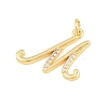 Brass Micro Pave Clear Cubic Zirconia Pendants CU-CBA7939-01M-G-2