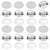 DIY Oval 304 Stainless Steel Brooch Jewelry Kits DIY-SC0026-71-1