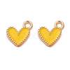 Alloy Enamel Charms FIND-G055-20G-02-2