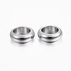 Tarnish Resistant 304 Stainless Steel Spacer Beads STAS-H376-40-2