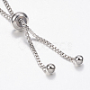 Adjustable Brass Bolo Bracelets BJEW-P200-12P-4