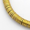 Electroplate Non-magnetic Synthetic Hematite Beads Strands G-J216E-06-1