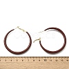 Brass Ring Hoop Earrings LS-EJEW-A121-12C-G-3
