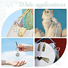 10Pcs Heart Alloy Swivel Clasps FIND-PH0009-04-6
