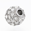 304 Stainless Steel Crystal Rhinestone Beads for DIY Projects STAS-A033-031P-2