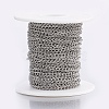 Tarnish Resistant 304 Stainless Steel Curb Chains CHS-H017-03P-20M-2
