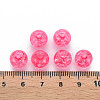 Transparent Crackle Acrylic Beads MACR-S373-66C-N09-2