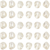 30Pcs Spray Painted ABS Plastic Beads KY-SC0002-10B-1