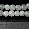 Natural White Agate Beads Strands G-H023-A19-01-5