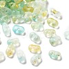 Gradient Color Transparent Frosted Acrylic Beads OACR-M023-06B-1