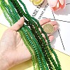 Electroplate Glass Beads Strands EGLA-FS0001-42B-8