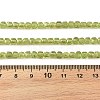 Natural Peridot Beads Strands G-K376-D03-4x4mm-5