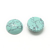 Synthetic Turquoise Cabochons X-G-R416-12mm-44-2
