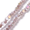Electroplate Glass Beads Strands GLAA-E036-03B-1