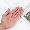 Transparent Glass Cabochons GGLA-R026-15mm-7