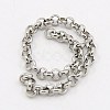 Tarnish Resistant 304 Stainless Steel Rolo Chains CHS-K001-99B-2