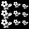 Flower Acrylic Mirror Wall Stickers DIY-WH0449-94-1
