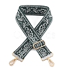 Flower Pattern Nylon Canvas Handbag Webbing Bag Straps PW-WG8CFF8-11-1