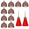 10Pcs Tibetan Style Alloy Pendant Bails FIND-CA0011-43R-1