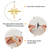 4Pcs 4 Colors 3D Zinc Alloy Car Decoration Stickers STIC-FH0001-13-5