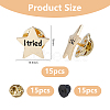 15 Bags Star with Word I Tried Alloy Lapel Pin Back Brooches for Backpack Clothes JEWB-DC0001-38LG-2