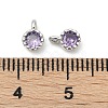 Brass Pave Cubic Zirconia Pendants KK-H204-03P-03-3