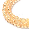Drawbench Transparent Glass Beads Strands GLAD-Q012-4mm-08-2