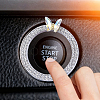 2Pcs Alloy Rhinestone Car Stickers STIC-CN0001-08-4
