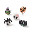 Halloween Theme Resin Adjustable Ring RJEW-JR00554-1