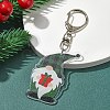 Christmas Theme Acrylic Pendant Decoration HJEW-YW00032-05-1