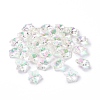 Electroplate Glass Charms GLAA-H104-A10-1