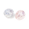 Electroplated Glass Imitation Pearl Beads GLAA-A044-04-2