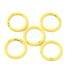 Spray Painted Alloy Spring Gate Rings FIND-WH0120-89B-01-1