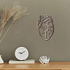 Laser Cut Basswood Wall Sculpture WOOD-WH0129-001-6