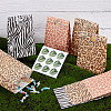 2 Sets 2 Styles Rectangle Animal Skin Print Kraft Paper Bags ABAG-OC0001-03-4
