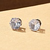 Cubic Zirconia Clip-on Earrings EJEW-L100-01P-07-2