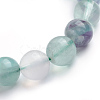 Natural Fluorite Stretch Bracelets BJEW-E373-10mm-10-01-2