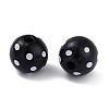 Dyed Natural Wooden Beads WOOD-O005-01D-2