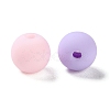 Rubberized Style Imitated Silicone Acrylic Beads MACR-D029-01E-2