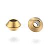 Flat Round Ion Plating(IP) 304 Stainless Steel Spacer Beads X-STAS-M237-01-1